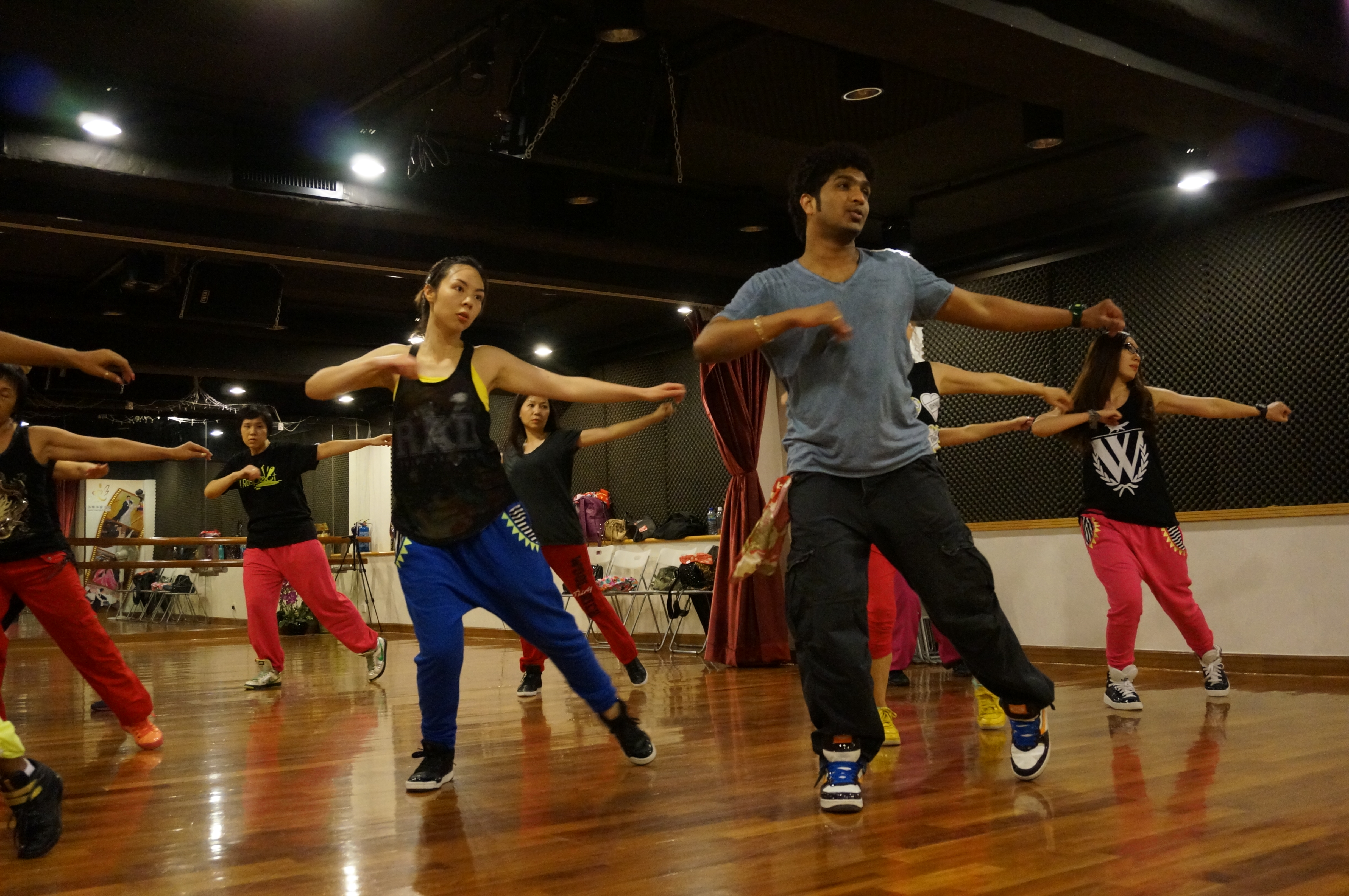 Bollywood dance class